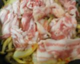 ピリ辛！豚ばら肉かけご飯作り方9写真