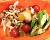 ルクエで塩麹と豆腐と卵のふわふわ蒸し♡作り方4写真