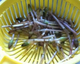 土筆とモヤシの卵とじ作り方1写真