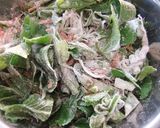 山菜☆うどの葉っぱと桜えびのかき揚げ♪作り方6写真