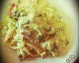 うどんカルボナーラ作り方18写真