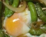 絹さやの卵とじ作り方5写真