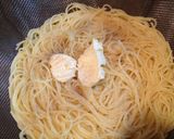 わが家特製、お口にたらこがいっぱいパスタ作り方4写真