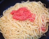 わが家特製、お口にたらこがいっぱいパスタ作り方5写真
