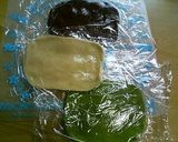 抹茶とココアの３色くるくるクッキー。作り方11写真