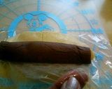 抹茶とココアの３色くるくるクッキー。作り方14写真