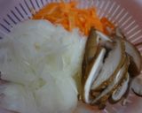 すき焼き風焼き飯作り方1写真