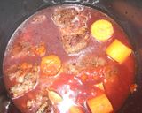圧力鍋で作る赤ワインの簡単ビーフシチュー作り方6写真