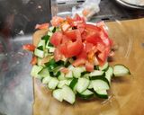 夏野菜のチョップドサラダ作り方1写真