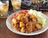 材料2つ☆鶏胸肉とじゃがいもの照り焼き。作り方10写真