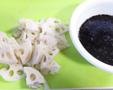 栄養満点！蓮根とひじきとお豆のサラダ作り方1写真