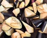 油小さじ1！ナスの味噌炒め作り方2写真