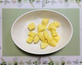 簡単夕飯主菜ブロッコリーとじゃがいも蛸バジル炒め作り方2写真