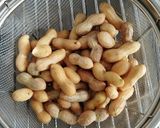 生落花生の塩茹で作り方1写真