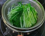水菜を塩こんぶとごま油で和えて作り方2写真