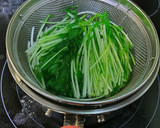 水菜を塩こんぶとごま油で和えて作り方2写真