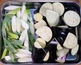 豚バラなすと白ねぎの焦がし味噌炒め🤩🍚作り方1写真