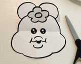 可愛いキャラクターケーキ 🐾んぽちゃむ作り方2写真