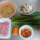 ♔ワンパン♪なんちゃって石焼きビビンバ♔作り方1写真