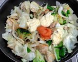 鶏もも肉と野菜の明太マヨ炒め作り方4写真