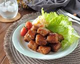 簡単節約☆豚ひき肉のサイコロステーキ。作り方11写真