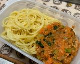 ツナと小松菜のトマトスパゲッティ作り方7写真