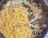 卵を使った濃厚クリームパスタ作り方9写真