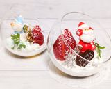 スノードームみたいな簡単クリスマスケーキ作り方4写真