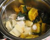 豚肉レンジかぼちゃ厚揚げのシンプルな煮物作り方4写真