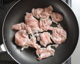 材料2つ☆豚こまキャベツ胡麻だれ炒め。作り方3写真