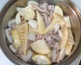筍と豚肉の炒め煮作り方3写真