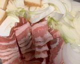 とろとろ卵豚丼🐷厚揚げでかさ増し🍚作り方1写真