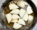 蕪とミニトマトの卵スープ作り方3写真