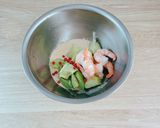 生むき海老で作るアボカドボード作り方4写真