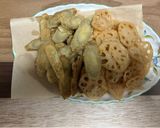 大好評‼️レンコンとごぼうのチップス作り方6写真