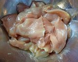 鶏胸肉と紫蘇のレモンナンプラー炒め♪作り方2写真