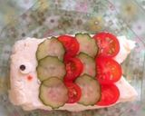 子どもの日に♪ポテトサラダde鯉のぼり作り方3写真