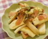 はんぺんとベーコン・きのこのバター焼き作り方5写真