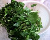 レンジでできる葉わさびのおひたし作り方1写真
