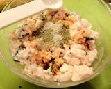 ルクエで簡単*豆腐*ひき肉*しそ巾着包み作り方7写真