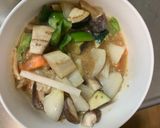 肉無チクワ洋風梅クリーム味野菜炒め作り方13写真