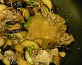 かなるンちの塩麹豚肉となすの味噌炒め作り方3写真
