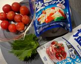 旨味！モッツァレラチーズとトマトの塩昆布和え作り方1写真