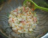 軍艦「海鮮サラダ」（を丼でw）作り方2写真