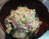 軍艦「海鮮サラダ」（を丼でw）作り方5写真