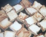 青梗菜と厚揚げの炒め物作り方2写真