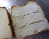 ふわふわパンで★チーズハムサンド作り方1写真