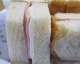 ふわふわパンで★チーズハムサンド作り方4写真