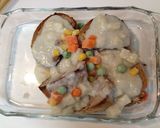 缶詰deクリーミーグラタンパン作り方4写真