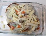 缶詰deクリーミーグラタンパン作り方5写真